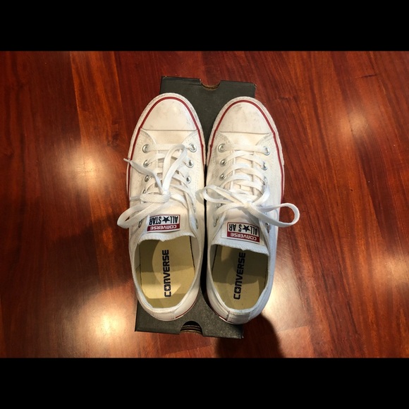 Converse Chuck Taylor Low White Size Mens Size 8.5 - Picture 3 of 6